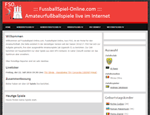 Tablet Screenshot of fussballspiel-online.com